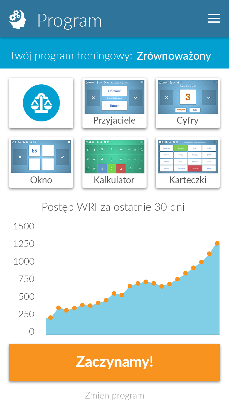 program treningowy ver31x